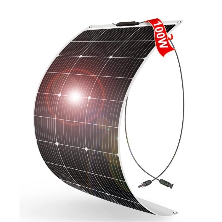 high quality panneaux solaires de price 500w 1000W 300w 200W 60W ETFE thin film curved flexibles solar panel