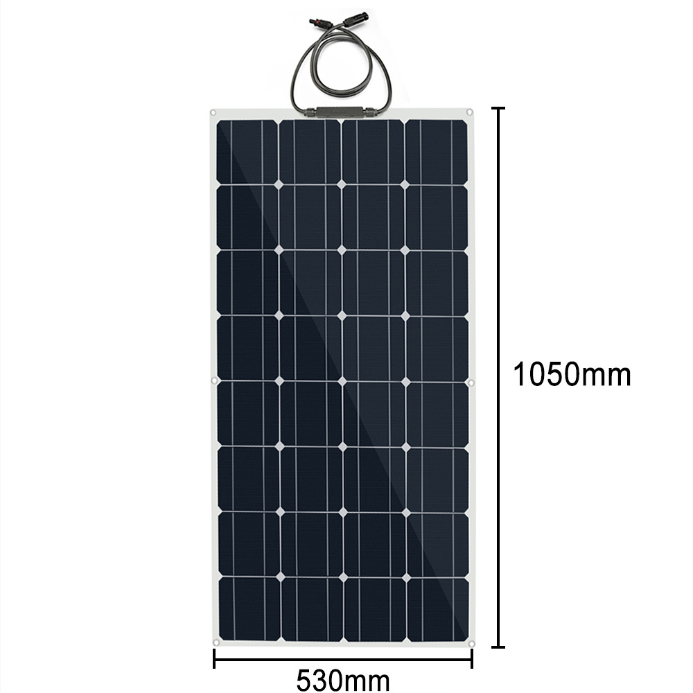 flexible pv module 200w small etfe 24 volt 100w 150 watt 300w 500w cigs flexible solar panel for home and outdoor