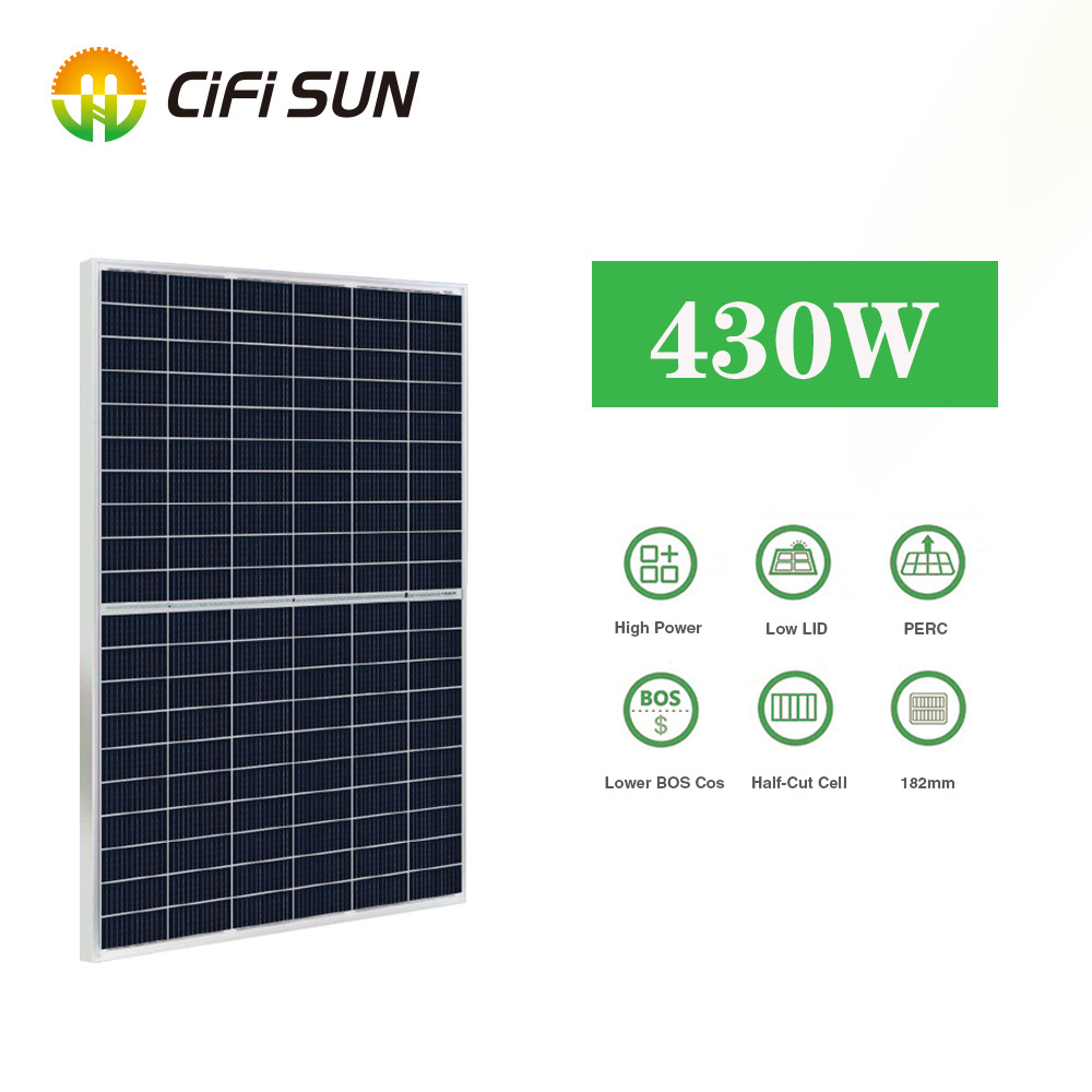 EU warehouse in stock germany solar panel 430 watt solar panels pv module fast shipping to door