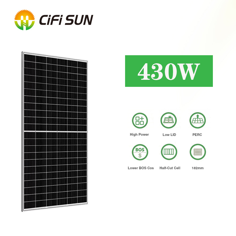 EU warehouse in stock germany solar panel 430 watt solar panels pv module fast shipping to door