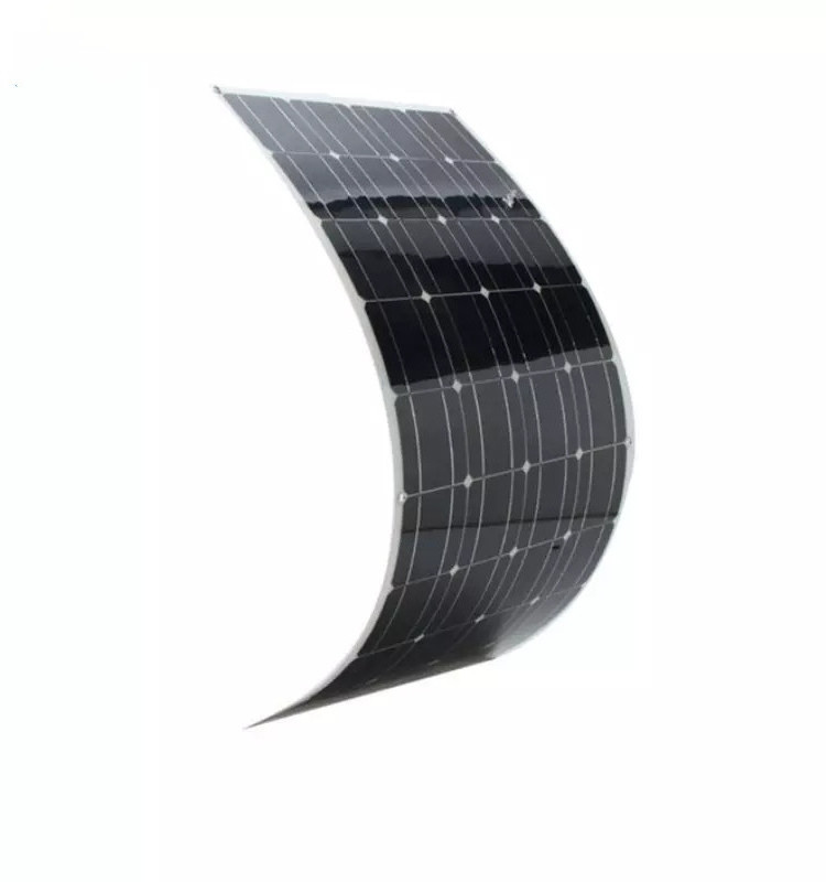 OEM Mono Crystalline 100W 200W 12 Volt 24 Volt Flexible balcony etfe semi-flexible Solar Panels Price