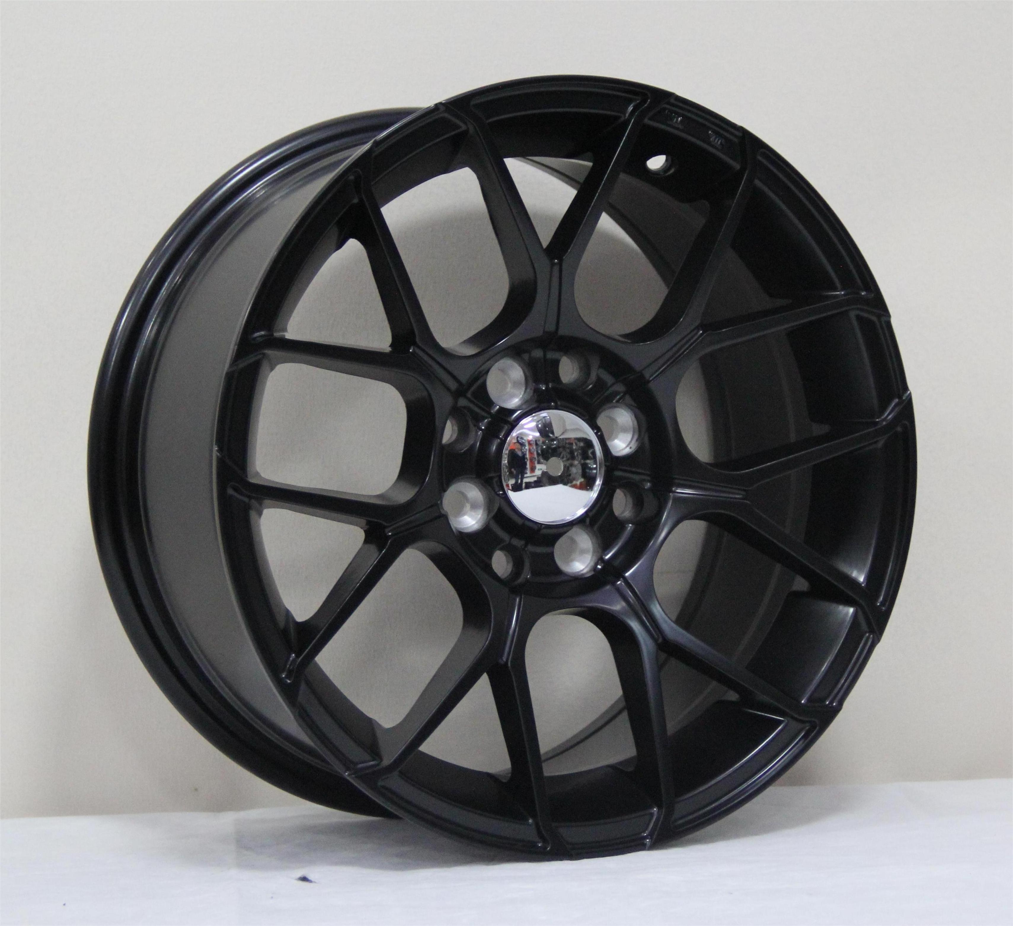 15*7.0 Inch PCD 8*100/114.3 ET 32 CB 73.1 Matt Black Paint Casting Aluminum Alloy Wheel Rim