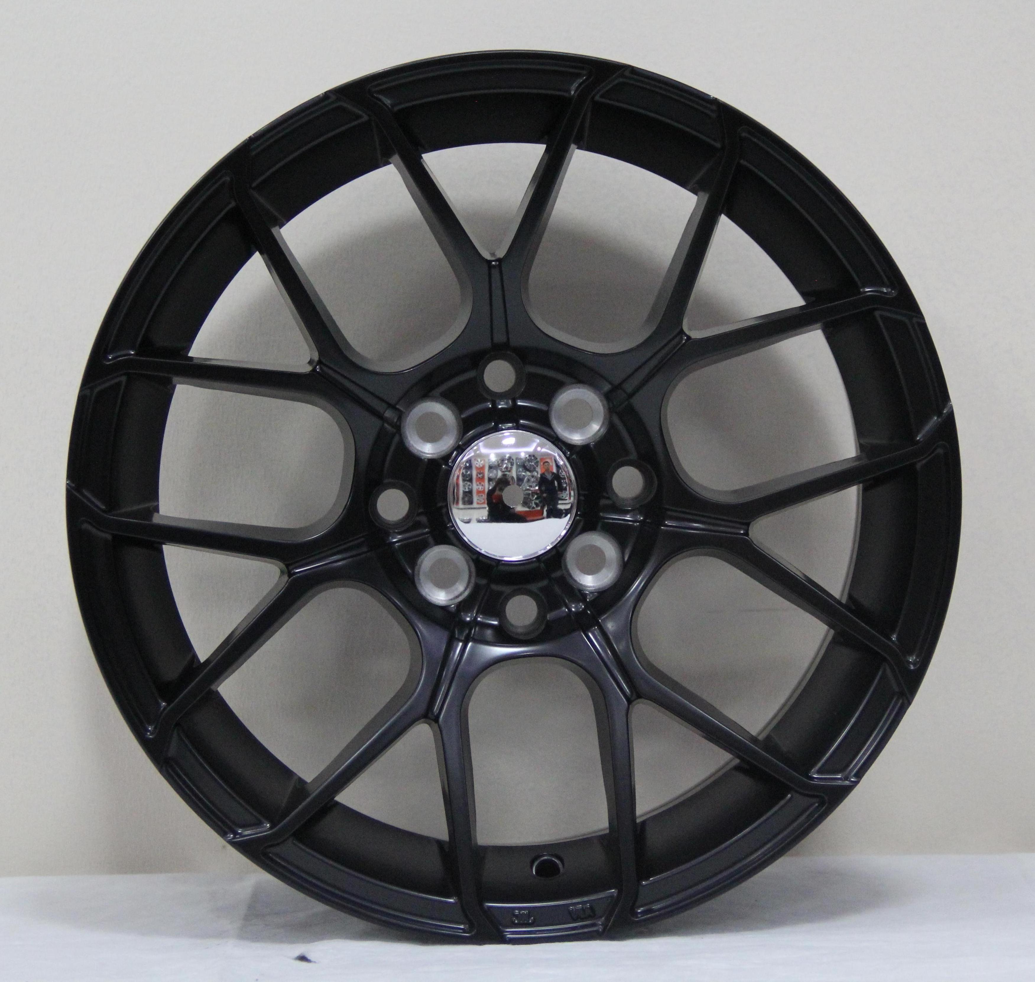 15*7.0 Inch PCD 8*100/114.3 ET 32 CB 73.1 Matt Black Paint Casting Aluminum Alloy Wheel Rim