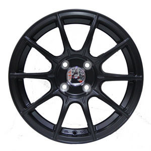 Customized 15*7.0 Inch PCD 4*100 ET 35 CB 73.1 Matt Black Paint Cast Passenger Car Wheel Rim