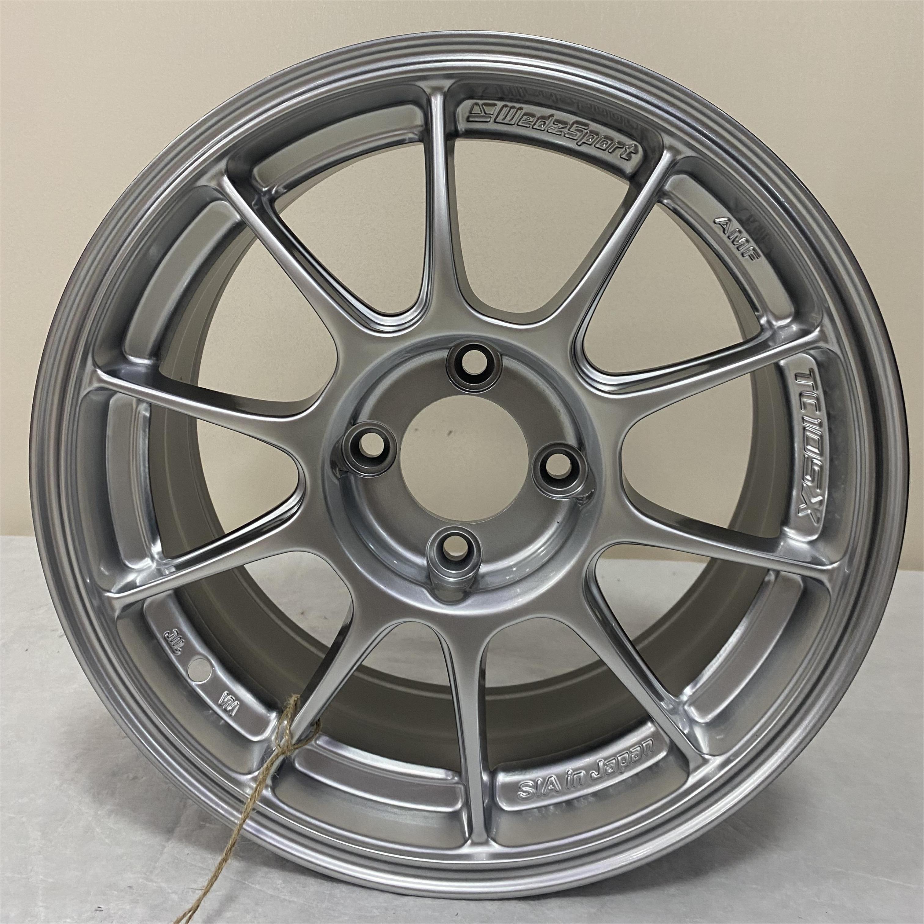 15 7.0 Wheel Car Alloy Wheels 15 Inch White Car Wheel Rims  Black Silver Item