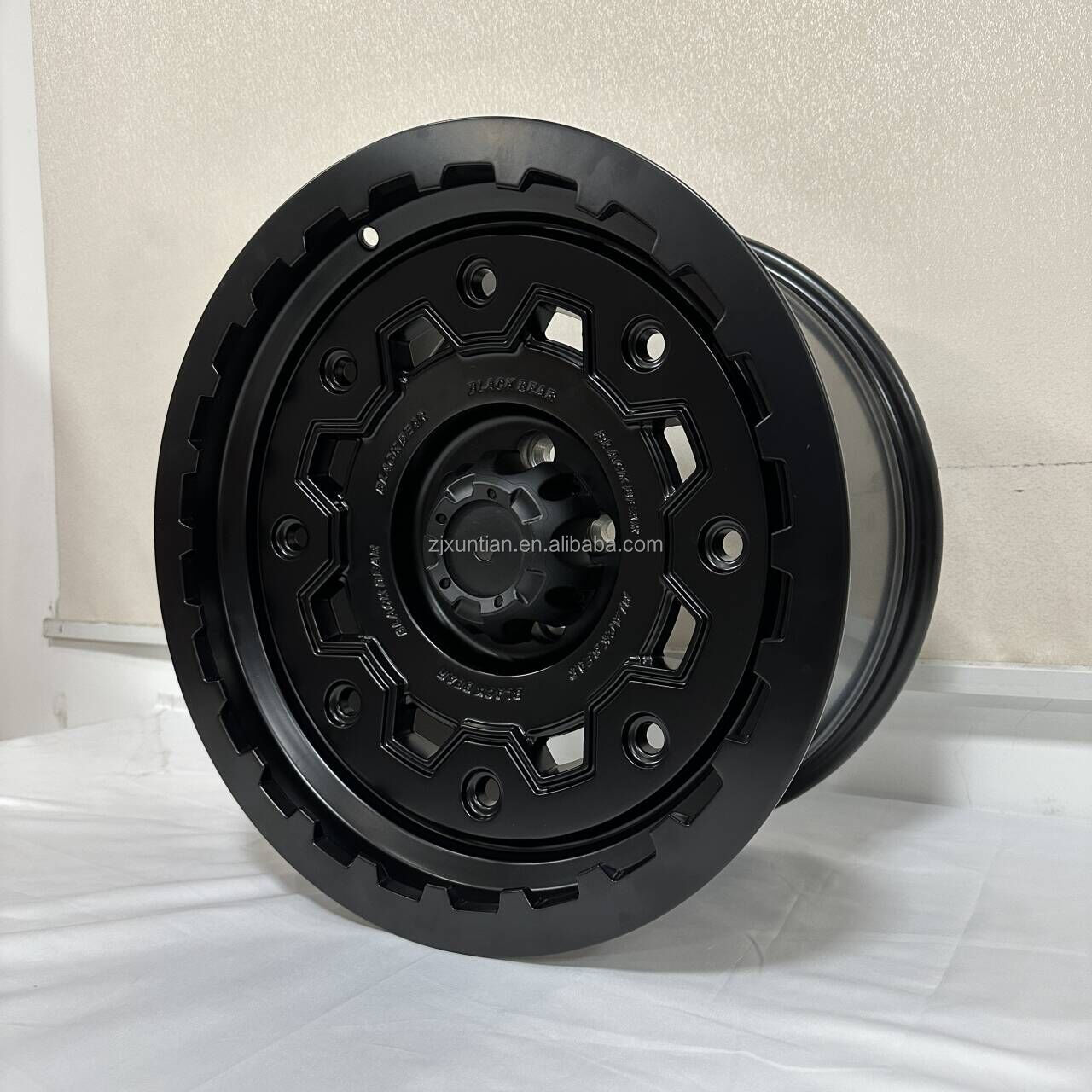 Flow Forming 17*9.0 18*9.0 Inch 5*114.3/127/150 6*114.3/139.7 Matt Black Painting Off-road Vehicle Aluminum Alloy Wheel Rim