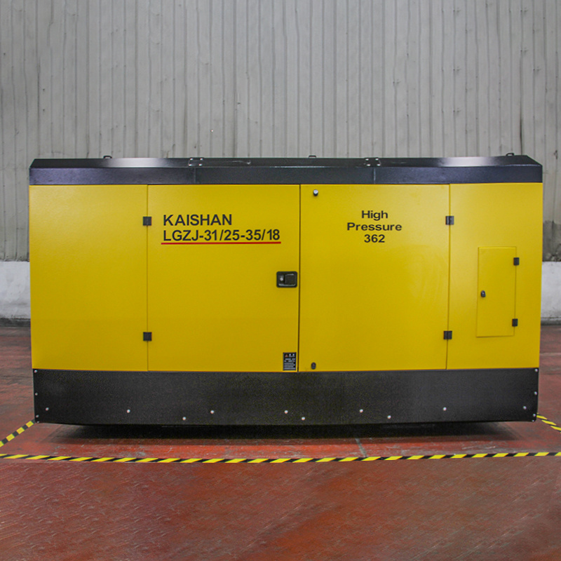 Kaishan LGZJ-36/30-41/20K Diesel Powered Screw Air Compressor For Water Well Drilling Rig