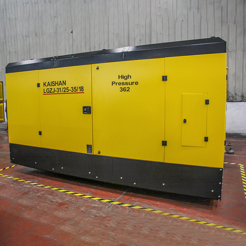 Kaishan LGZJ-36/30-41/20K Diesel Powered Screw Air Compressor For Water Well Drilling Rig