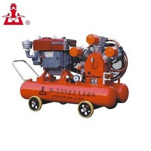 diesel engine driven air compressor 5bar air compressor W-3/5 low price mining