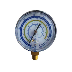 R22 R134a  R410A R407C Refrigerant manifold Vacuum Pressure Gauge