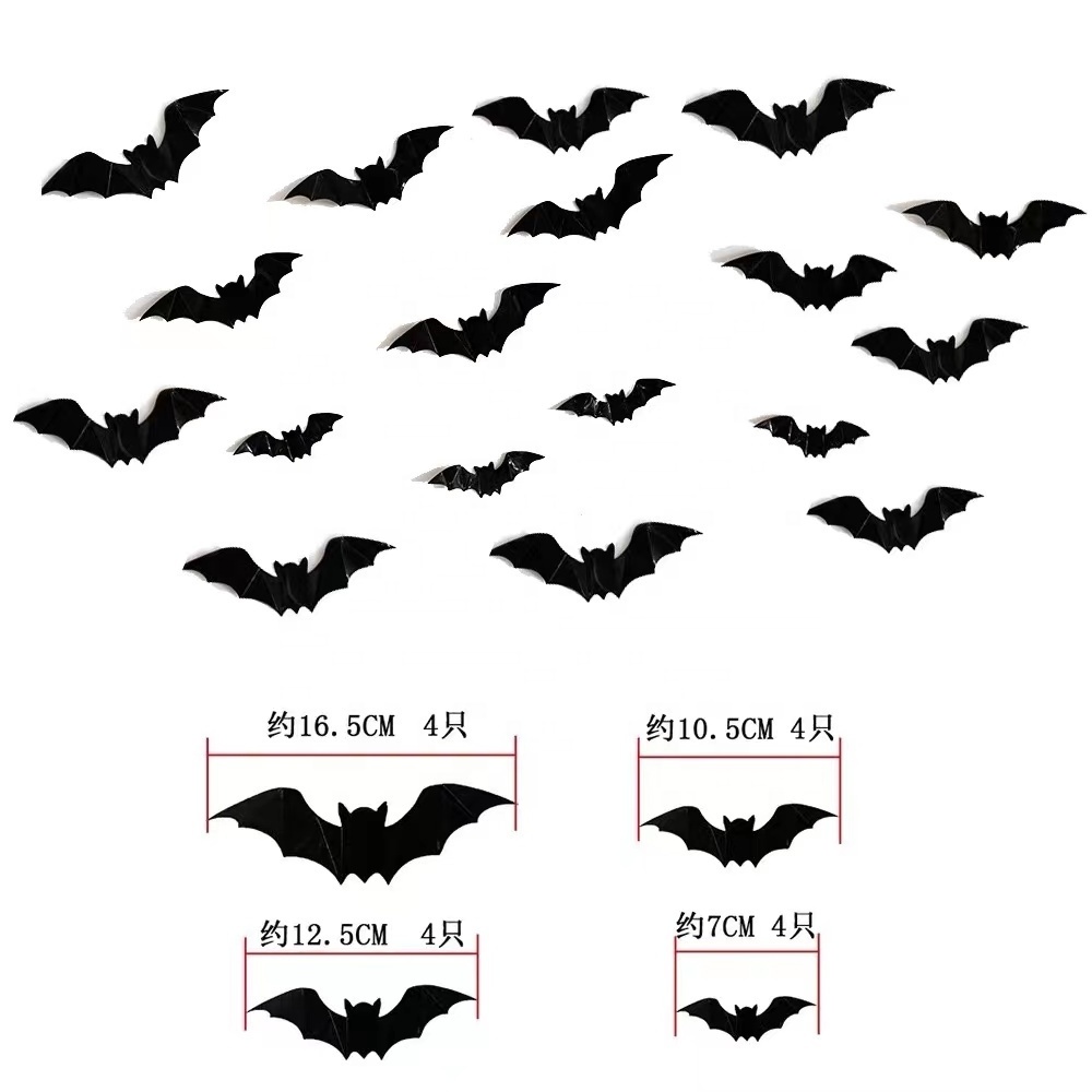 Halloween Bats Stickers 3d Halloween Window Stickers 3d Bats Sticker Halloween Wall Decal