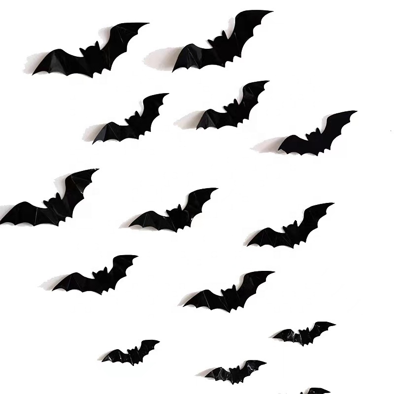 Halloween Bats Stickers 3d Halloween Window Stickers 3d Bats Sticker Halloween Wall Decal