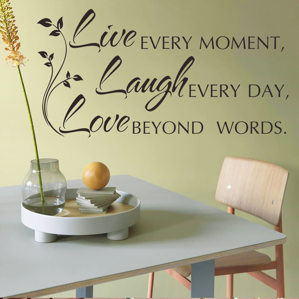 Custom Inspirational Quotes Wall Sticker Diy Kids Room Home Decoration Vinyl Wall Decals