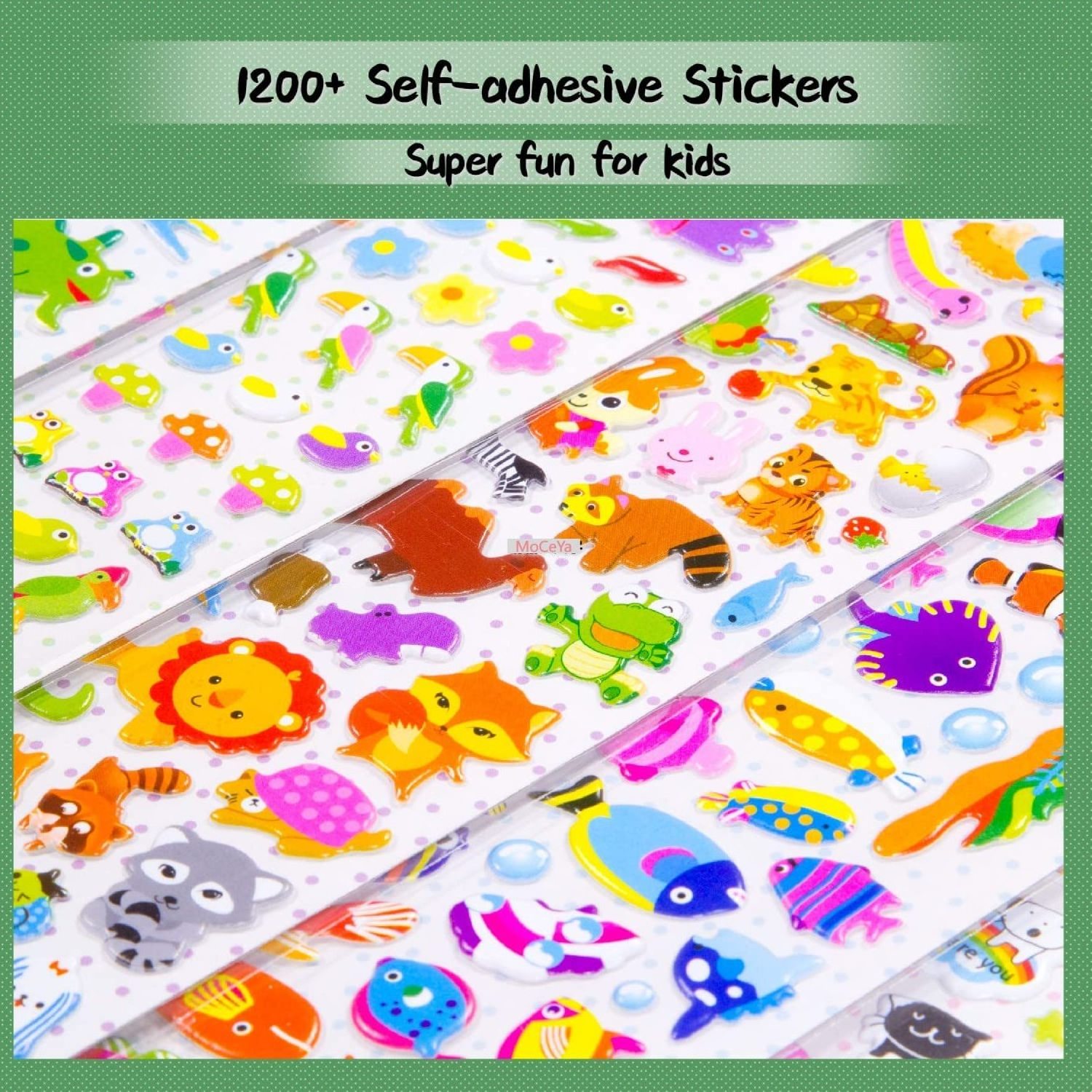 Kids Stickers Different Sheets 3D Puffy Stickers for Girl Boy Birthday Gift