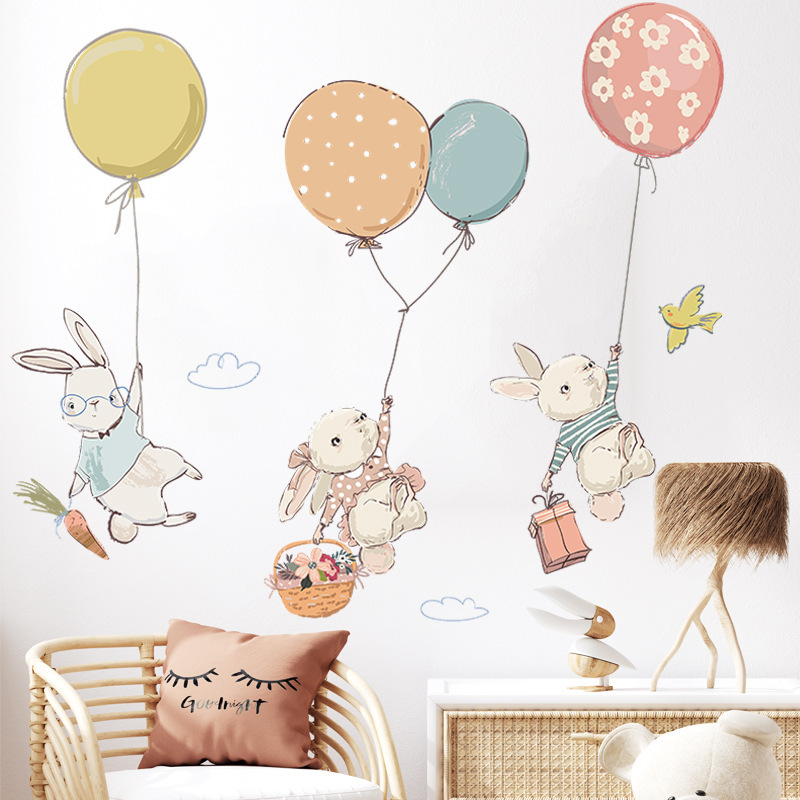 Hot sale pvc waterproof wall stickers for kids living room bedroom removable wall stickers 3d home decoration