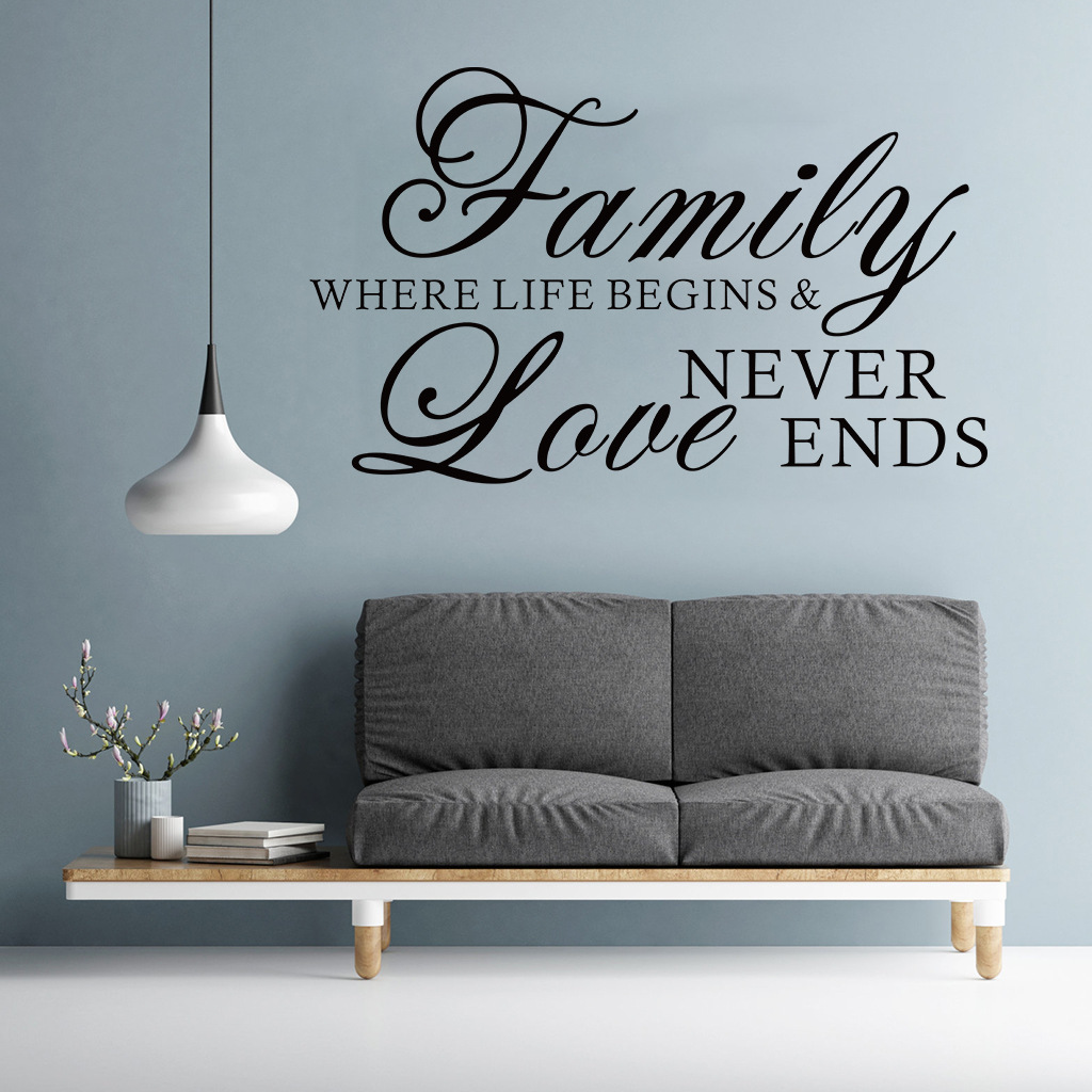 Custom Inspirational Quotes Wall Sticker Diy Kids Room Home Decoration Vinyl Wall Decals