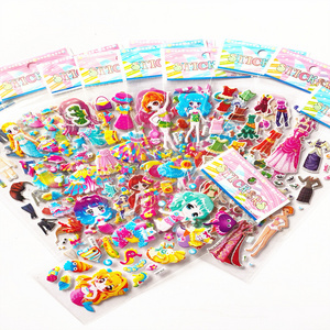 Good Reputation High Quality Puffy Sticker Book,cartoon Kids Gift Puffy Stickers in Bulk