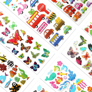 Kids Stickers Different Sheets 3D Puffy Stickers for Girl Boy Birthday Gift