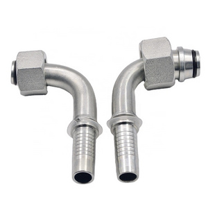 cost effective hydraulic elbow 90 degree hose and fittings metric for oil press 20491