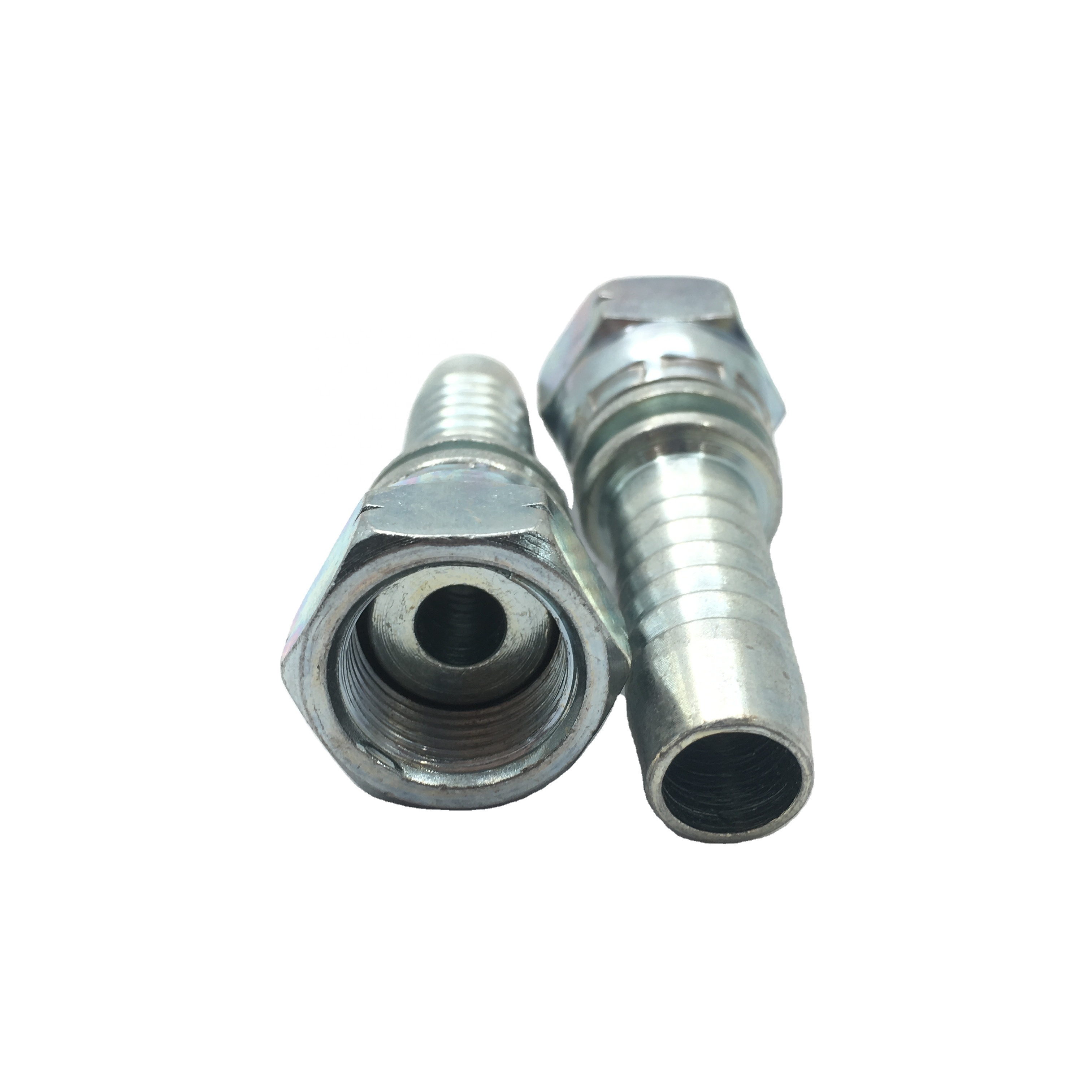 high quality bsp flat seal hydraulic female hose crimp fittings connector