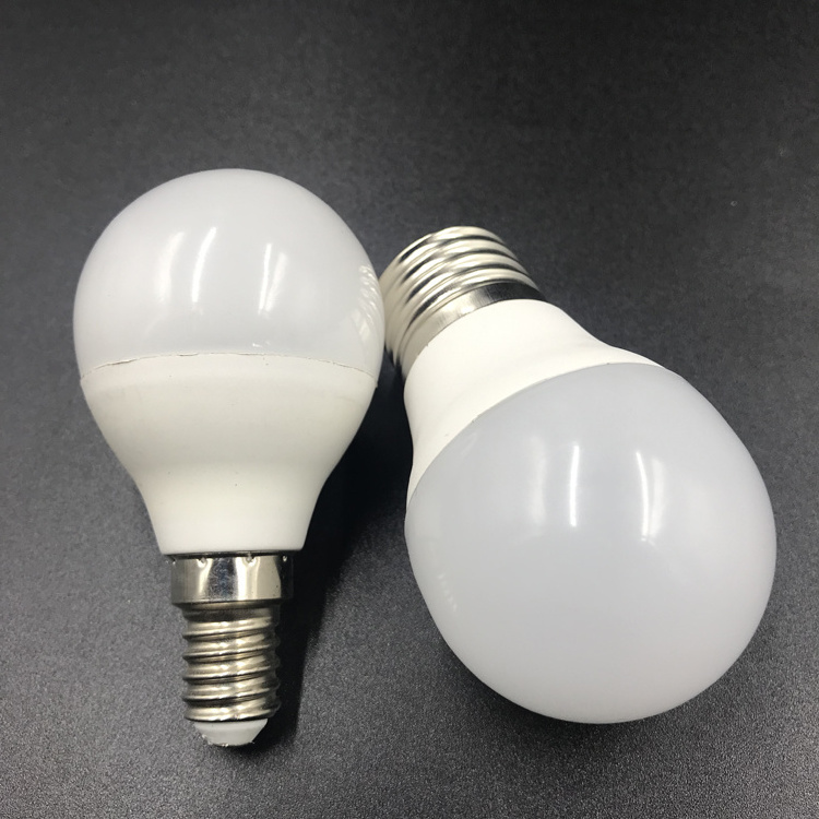 G45 5W led dimmable e14 led bulb dimmable golf bulb AC220V DC12V 2700K 3500K 5000K 6500K 7500K 1000K