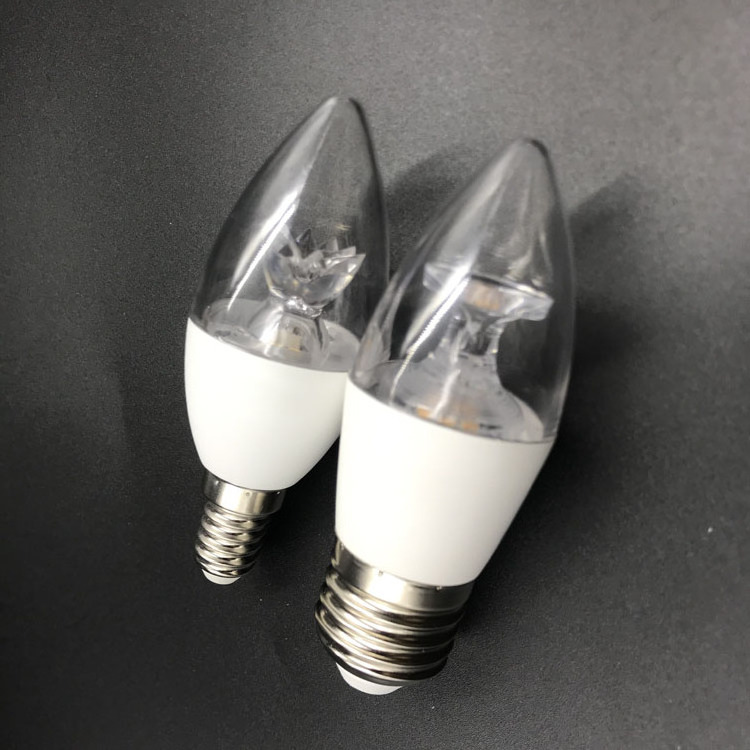 Led candle 5W clear frosted e14 led bulb candle clear light bulb e14 led clear candle bulbs