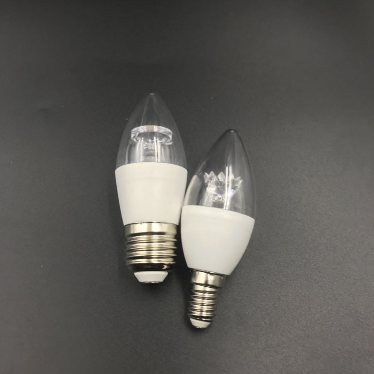 Led candle 5W clear frosted e14 led bulb candle clear light bulb e14 led clear candle bulbs