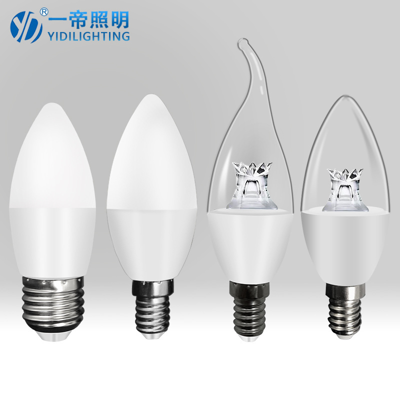 CE Rohs ERP UKCA E14 dimmable led candle bulb c35 ses small e dison E14 led bulb dimmable e14 led bulb for chandelier