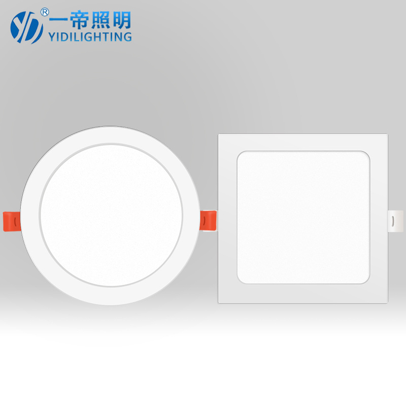 Slim ceiling panel pot light 3cct color changeable PLastic DOB 3cct aluminum recessed ceiling led panel lights