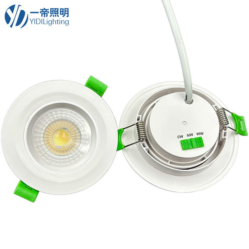 CCT Selectable spotlights adjustable led recessed downlight led spotlight