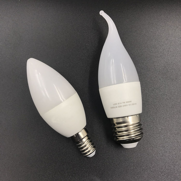 5W led bulb c37 e27 light bulbs c37 bulb led E27  ready stock Warm white 3500K 220-240V