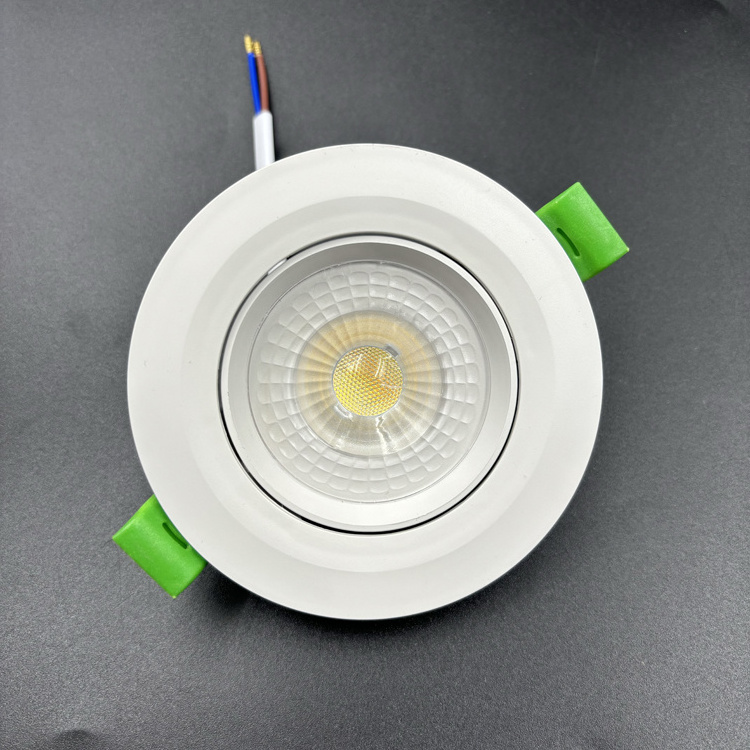 CCT Selectable spotlights adjustable led recessed downlight led spotlight