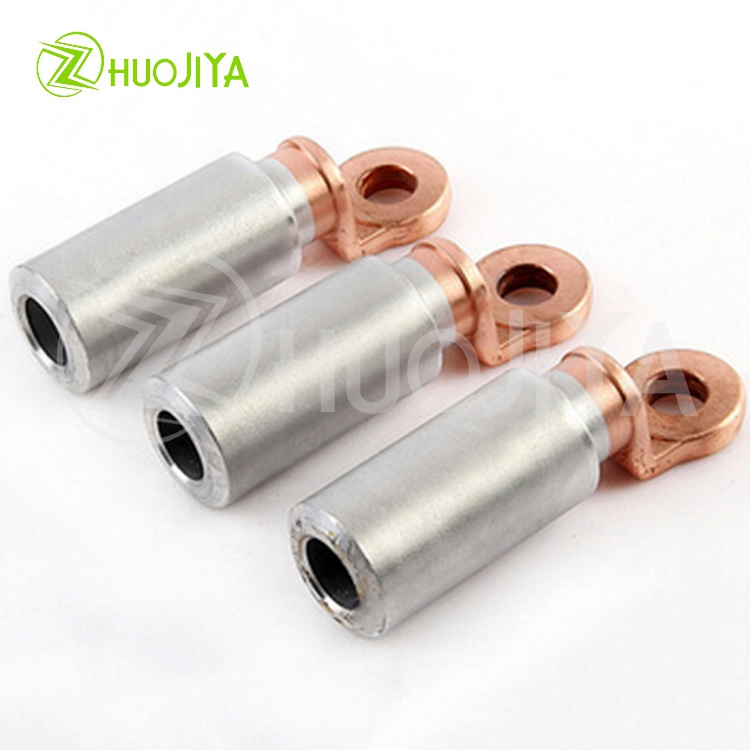 Zhuojiya manufacture Products Copper Connecting Terminals Bimetallic Cable Lug