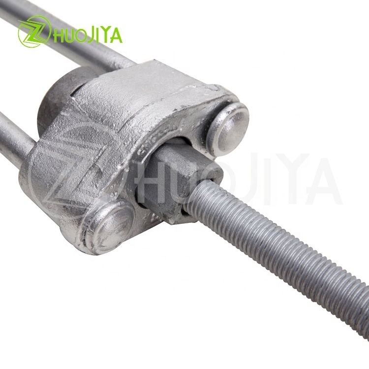 Zhuojiya Manufactured Products Stay Rod And Stay Bow Complete Set For Pole Line Hardware