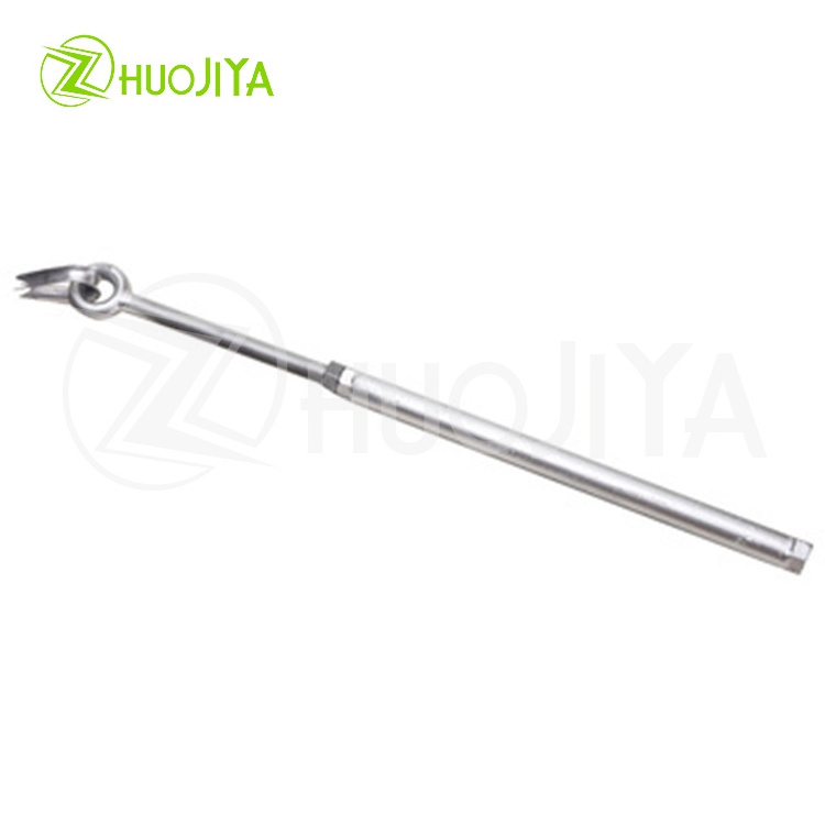 Zhuojiya Adjustable / Non Adjustable Overhead Line Powerling Fittings Stay Rod Electrical Earth Rod