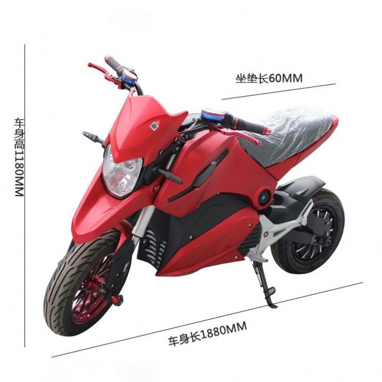 Direct Selling Adult Electric Motorcycle 1000W 60V 20Ah /Electric Scooter 2020 Electric Moped With Pedal