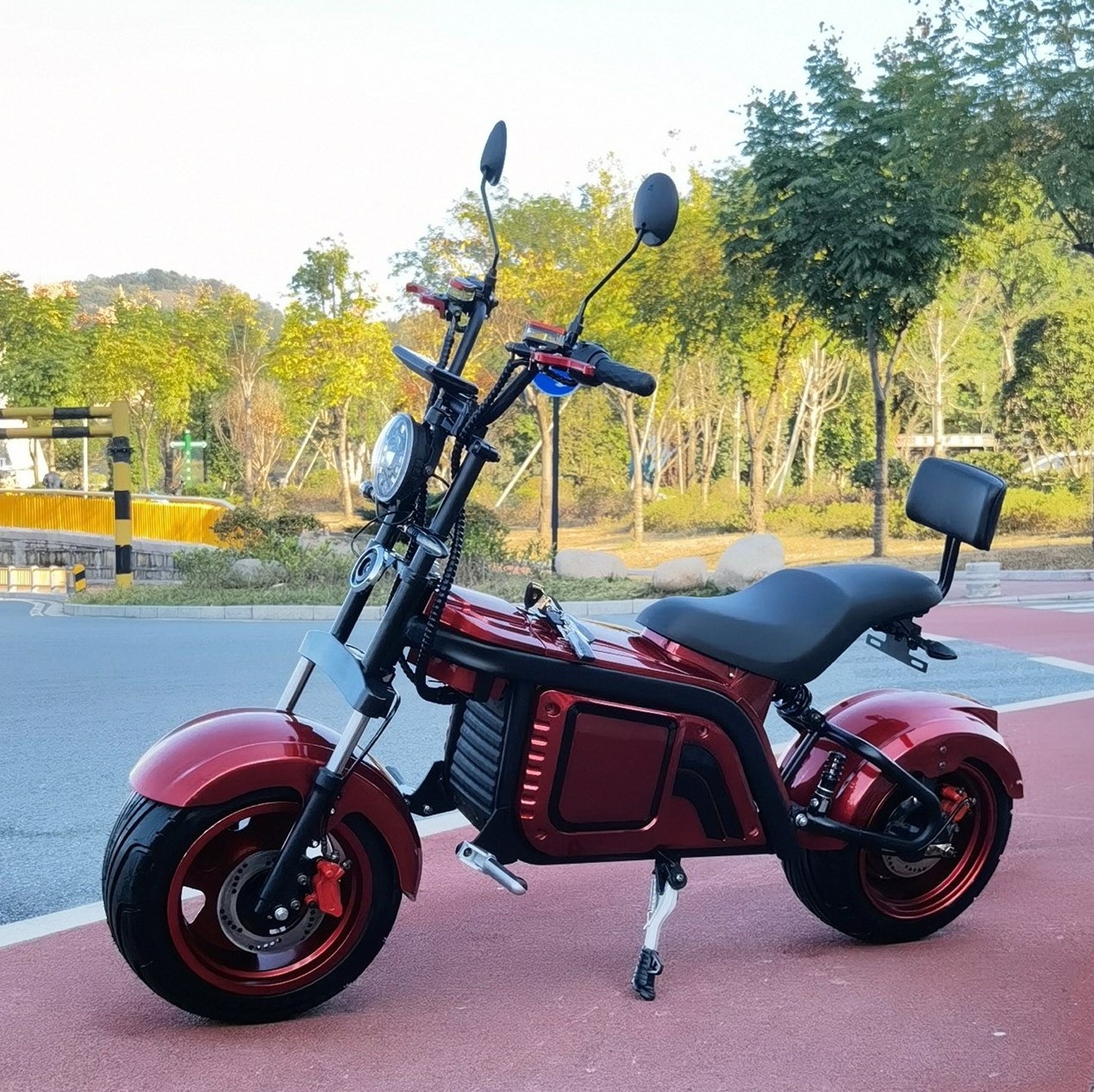 Emark EEC COC European Warehouse Sur Miku Electric Scooter Citycoco Wheel Tailg Electric Motorcycle