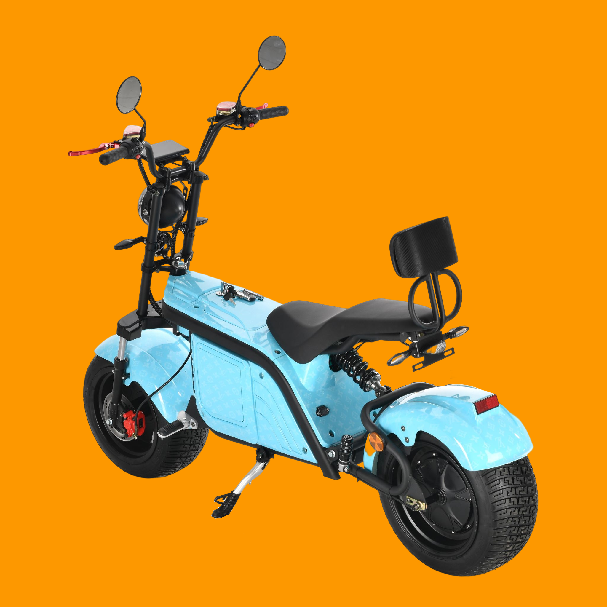 11 Dual Motor Hunter Quad Scoter Electric Scooter 20Kmh Powerful Flj Motorcycle/Adult Citycoco Scooters Dual Motor Electric