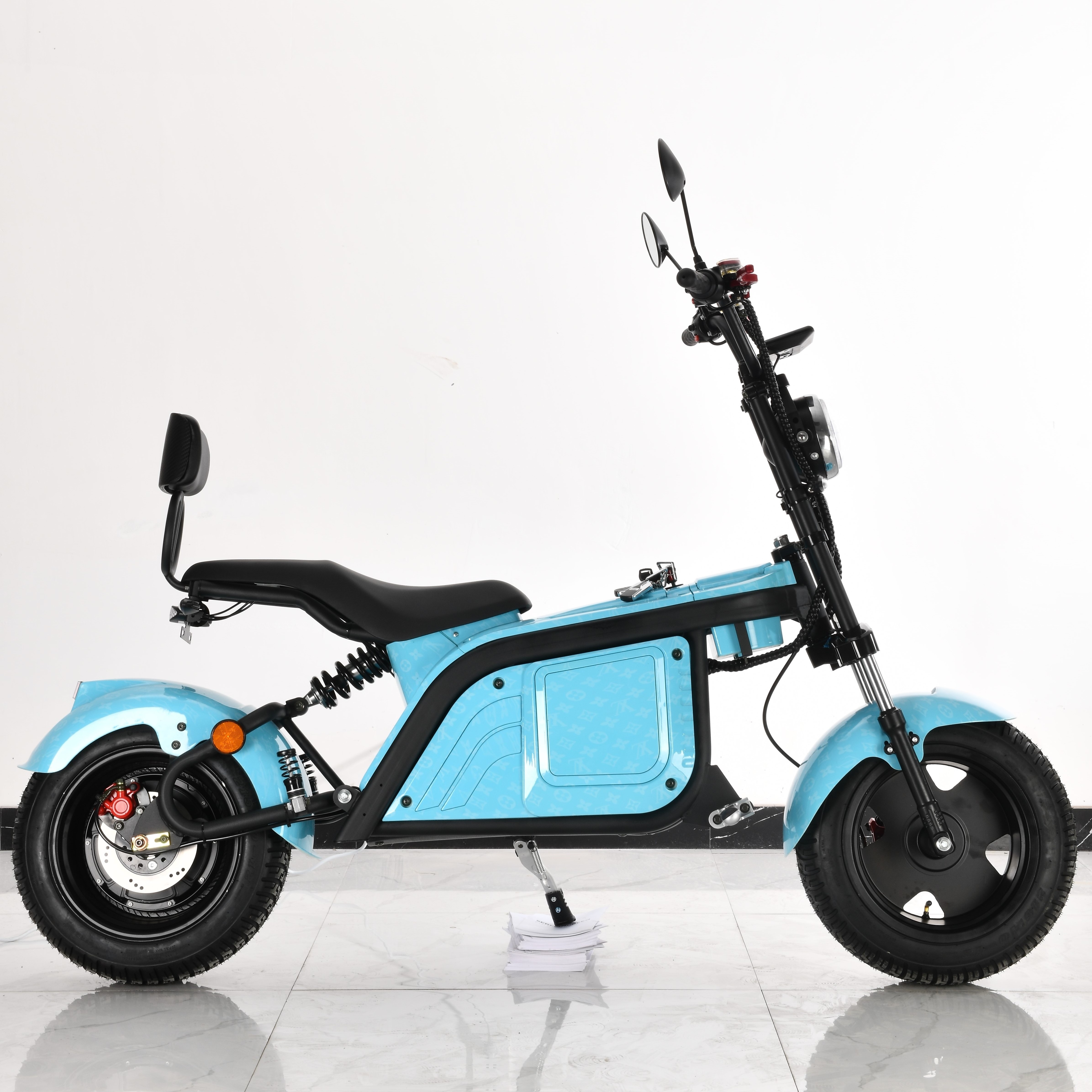 YIDE Chinese Two Wheels  Adult 2 Person High Quality Cheaper Price  Electric  Motos Scooters Motorcycles Ckd Mobility Scooter