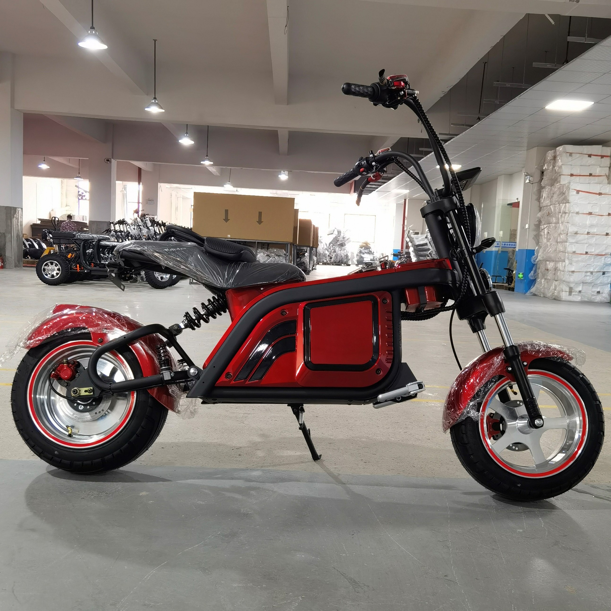 Chinese Adult Electric Chopper Motorcycle CityCoco Electric Fat Bike Scooter 1000W