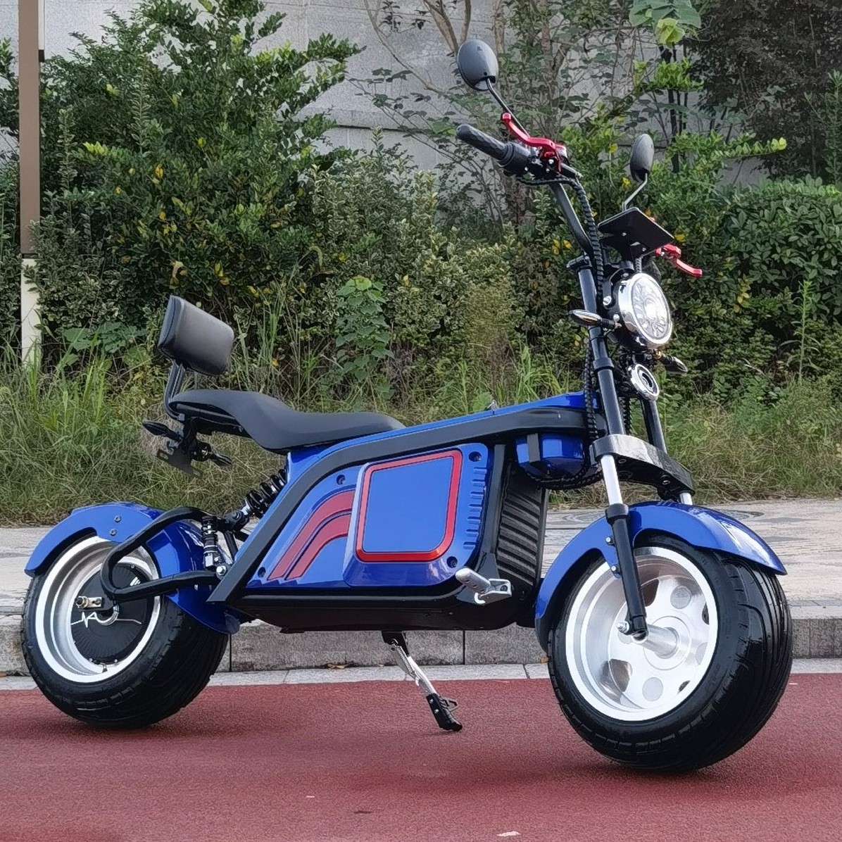 Hulk Adult Pink With Seat Tricycle Electric Citycoco Moped Scooter