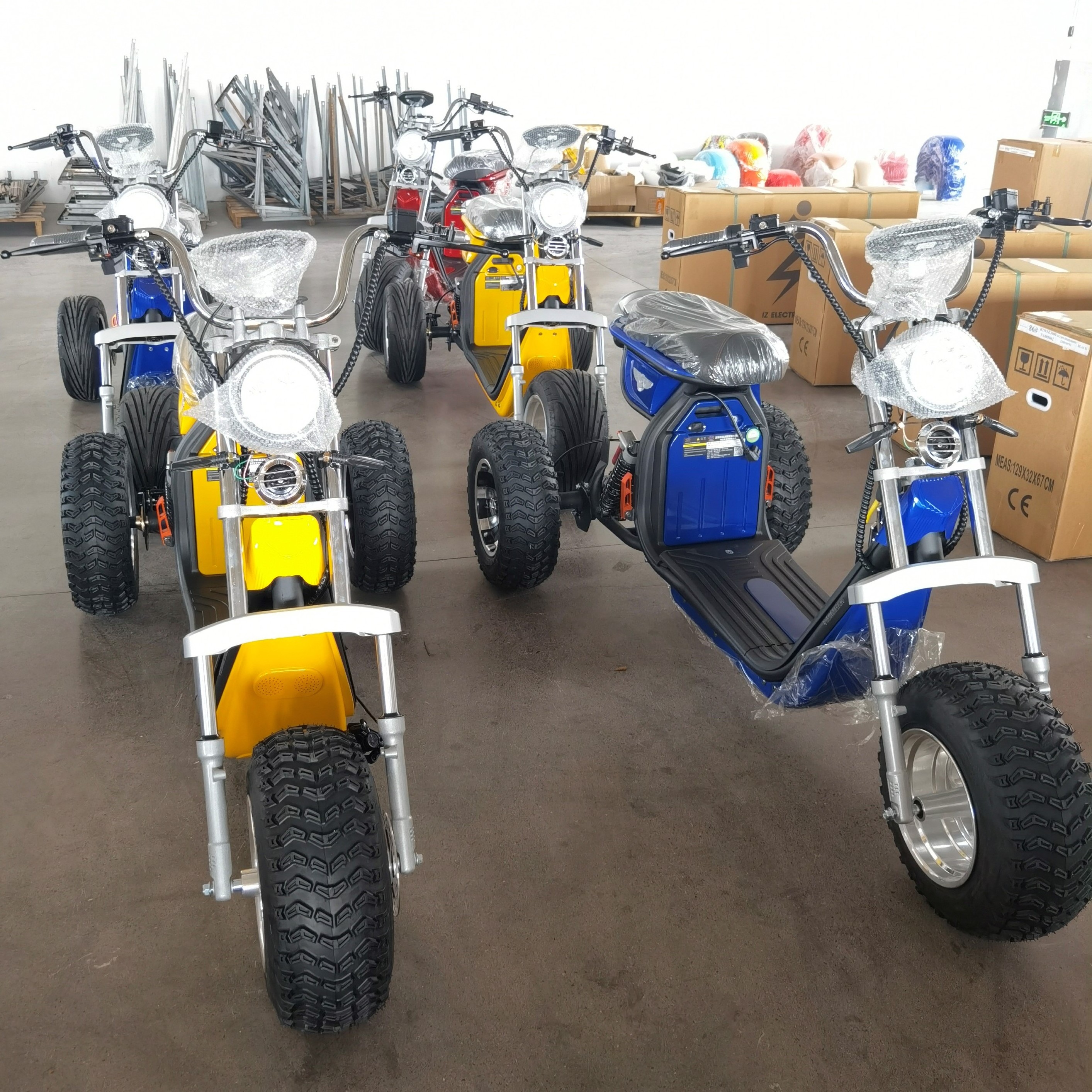 Hot Selling European Warehouse 3 Wheel Electric Scooter Street Legal With CE EEC COC