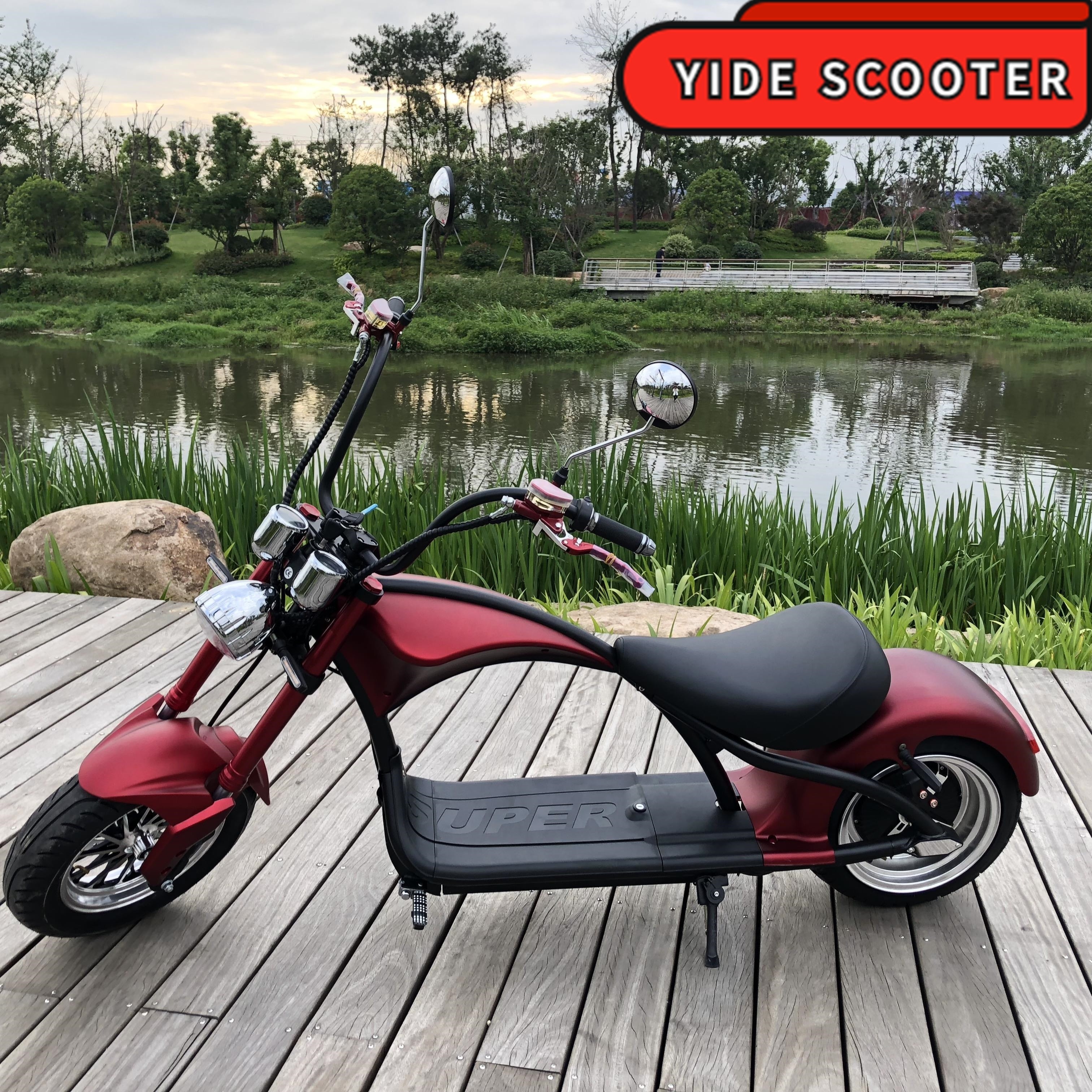 2023 Europe Stock Motorcycle Citycoco Bike Fat Tire Adult citycoco Electric Scooter For Sale