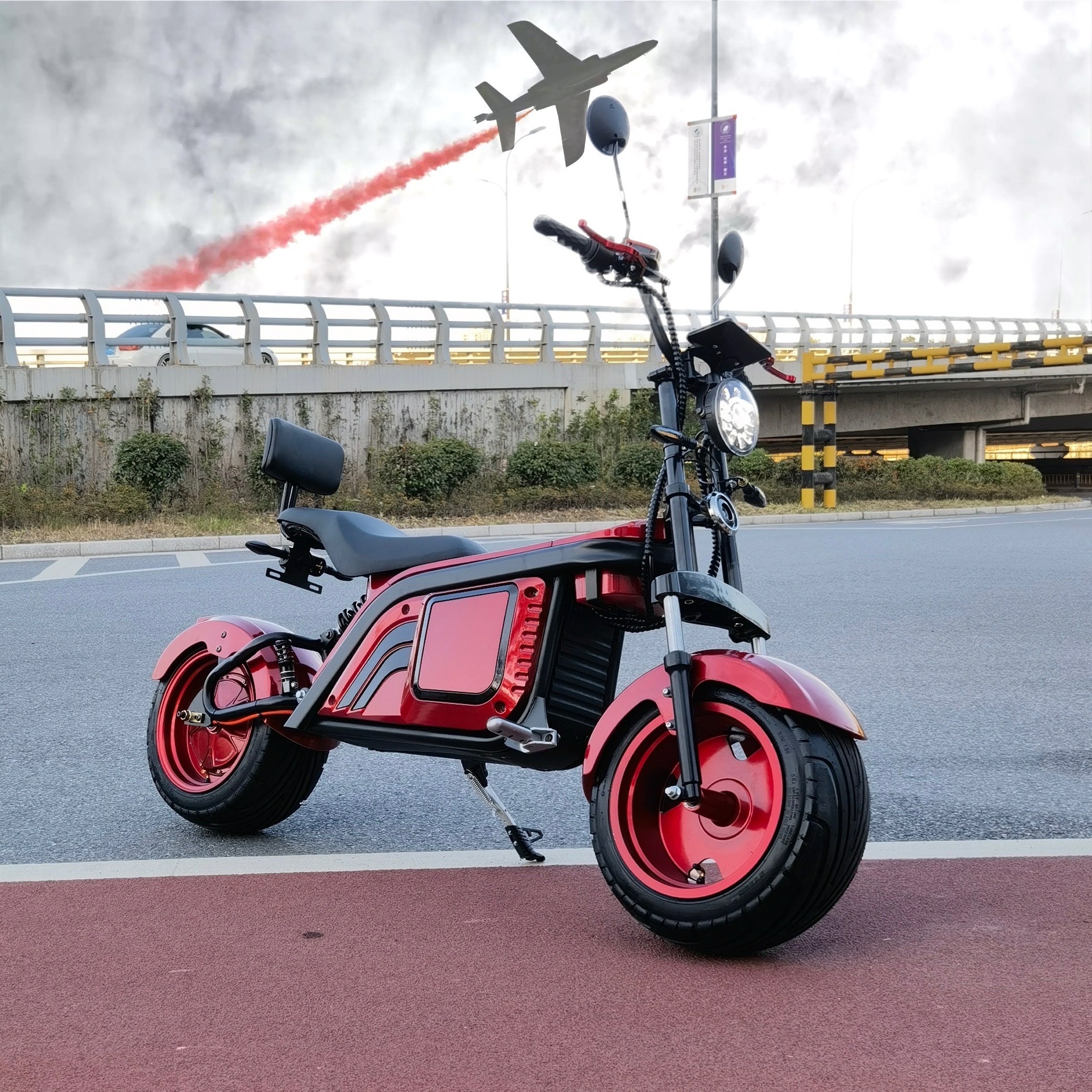 11 Dual Motor Hunter Quad Scoter Electric Scooter 20Kmh Powerful Flj Motorcycle/Adult Citycoco Scooters Dual Motor Electric