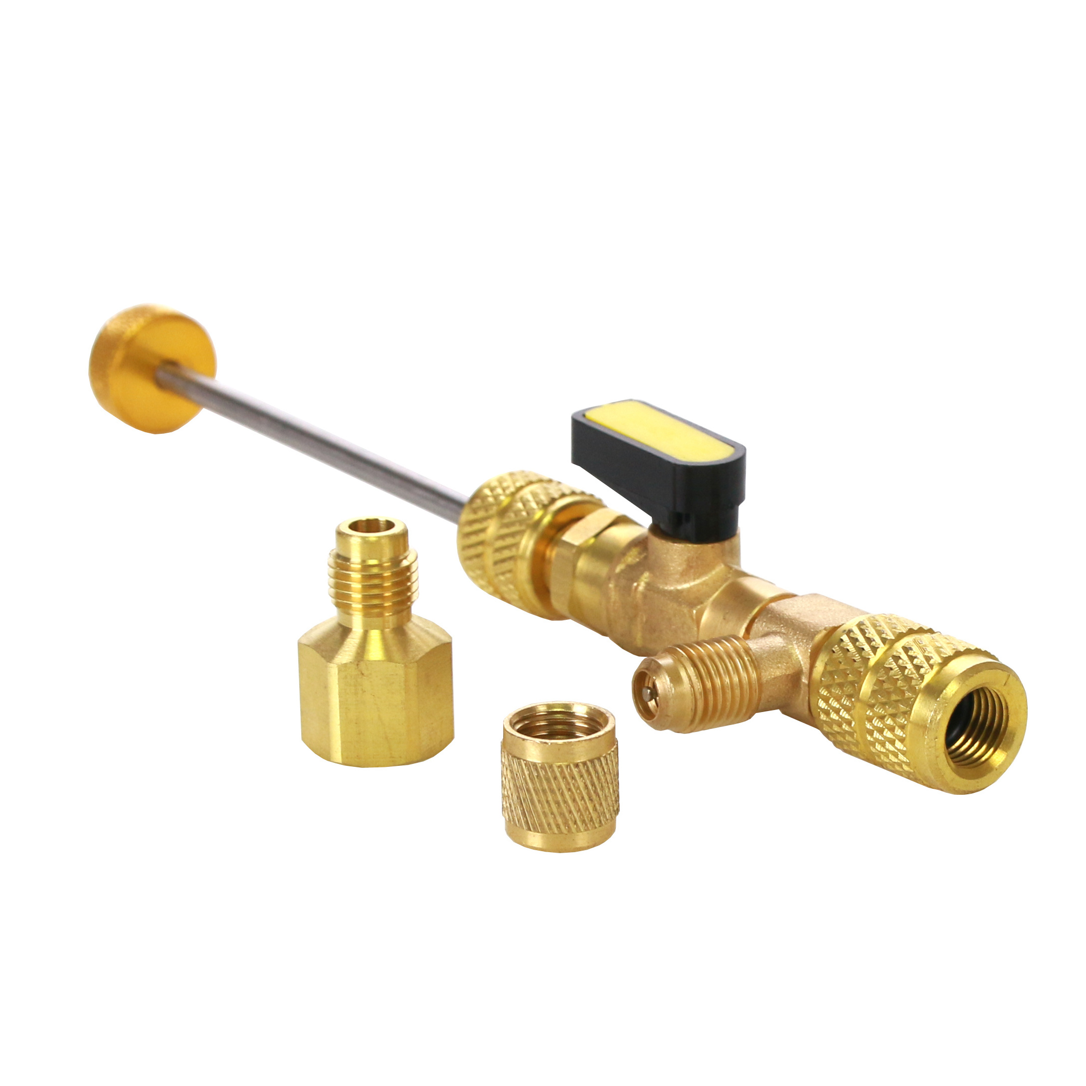 Valve Core Remover Installer Tool AC Valve Core Remover Wrench HVAC Valve Core Removal Installer