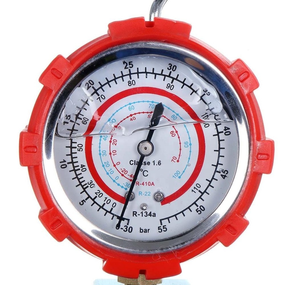 Air Conditioner Refrigerant Meter Manifold Digital Pressure Gauge 410*R22*R12*R134 Refrigerant Filling Device High-precision