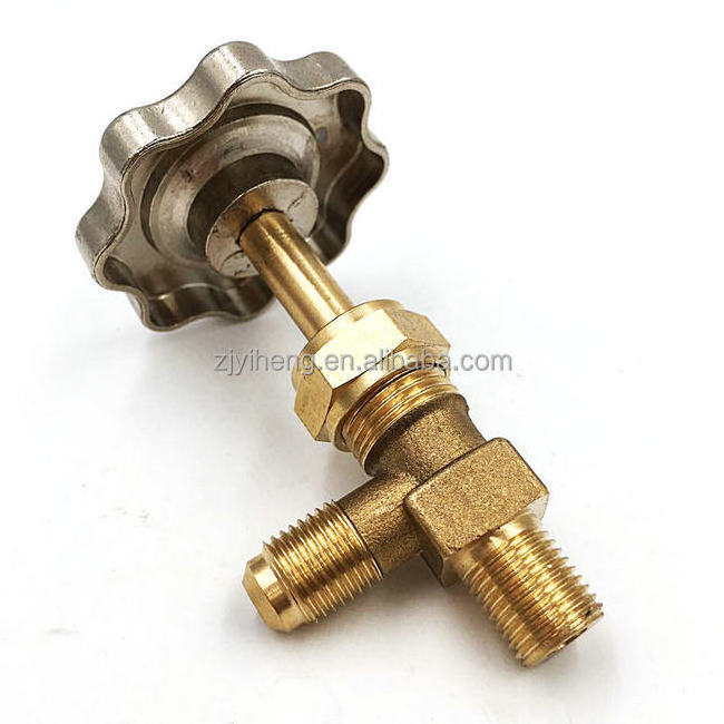 Gas valve / cylinder valve / gas flow control valve