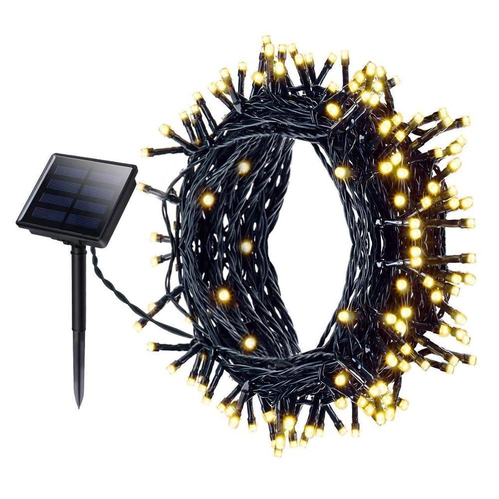 10 Meter 100 LED 8 Modes Solar Waterproof Fairy Outdoor Indoor Decorative Christmas String Light