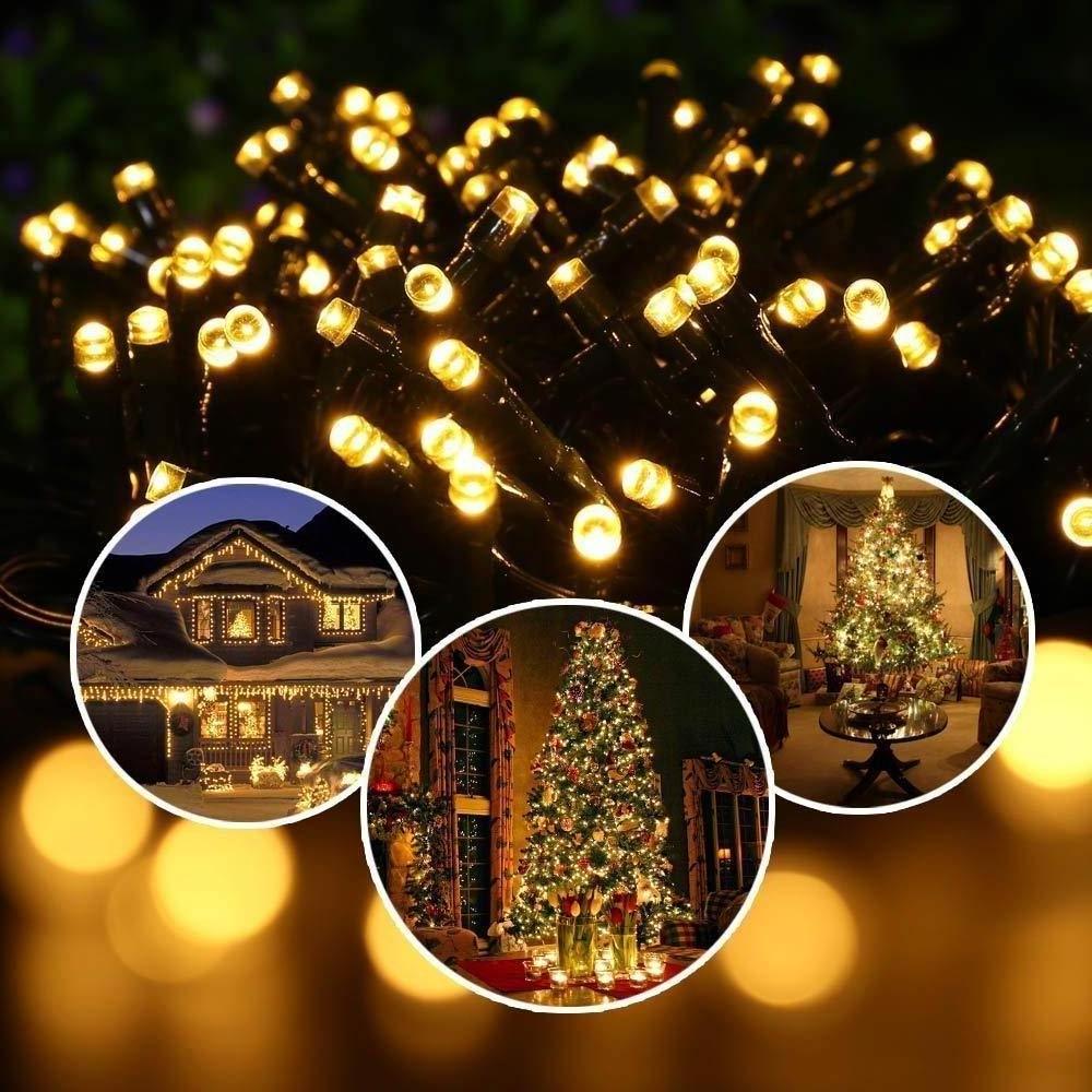 10 Meter 100 LED 8 Modes Solar Waterproof Fairy Outdoor Indoor Decorative Christmas String Light