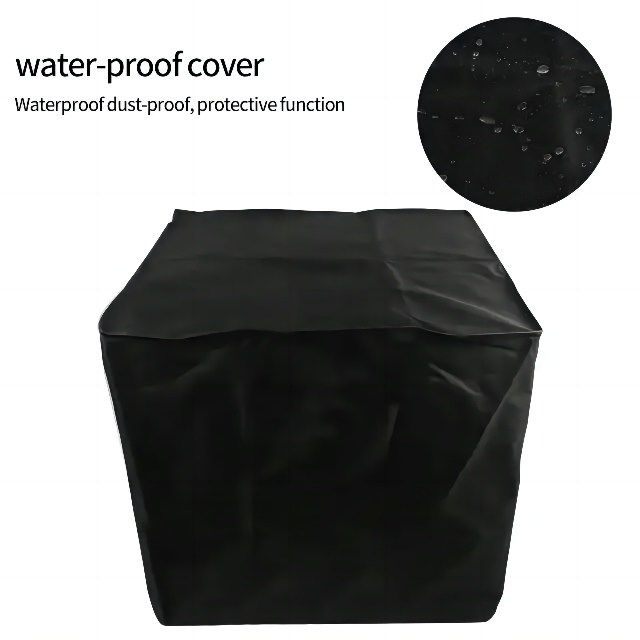 Hot Sale Fire Pit Cover Black Round Square Rectangle Shape Oxford Fire Pit PVC Cover with Waterproof cloth